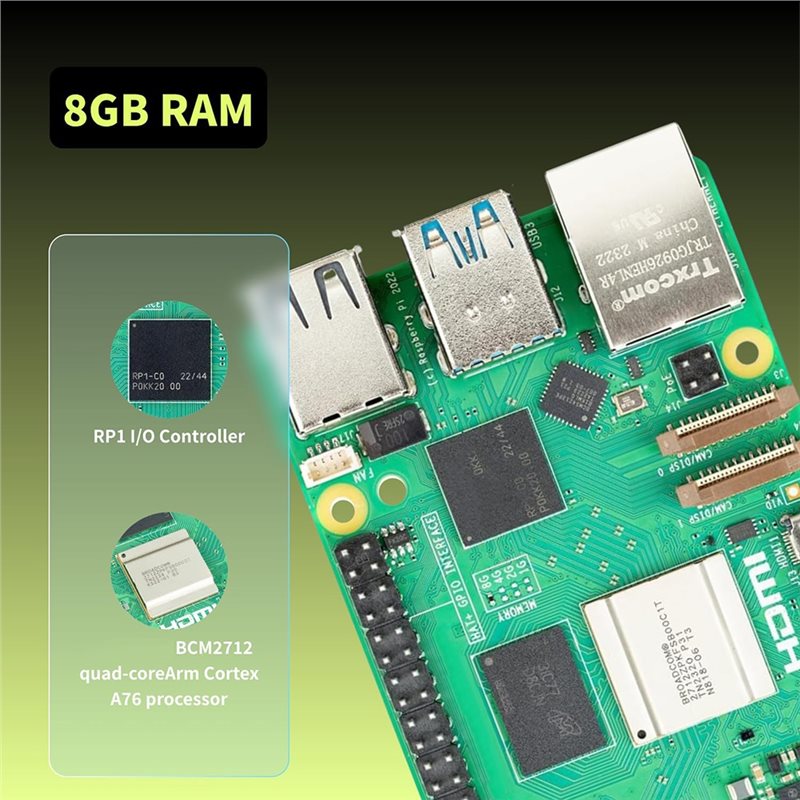AS95-สำหรับชุดเริ่มต้น Iraspte - Raspberry Pi 5 8Gb Board บทวิจารณ์และราคา