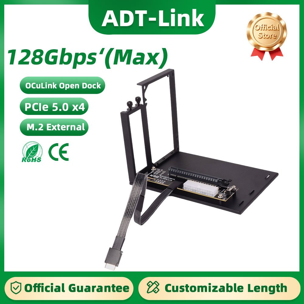 อะแดปเตอร์ ADT-Link PCIe 5.0 K - Oculink Egpu Mini Pc บทวิจารณ์และราคา