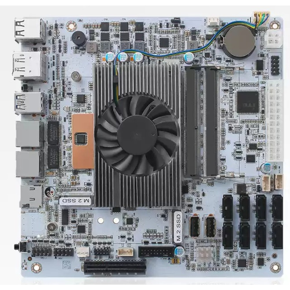 เมนบอร์ด Mini‑ITX สีขาว M11 NA - Nas Motherboard 8 Sata Mini Itx บทวิจารณ์และราคา