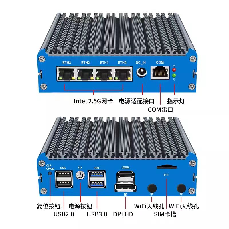 มินิพีซี G48S Alder Lake N100  - Pfsense Firewall Router 2.5G 4 I226 บทวิจารณ์และราคา