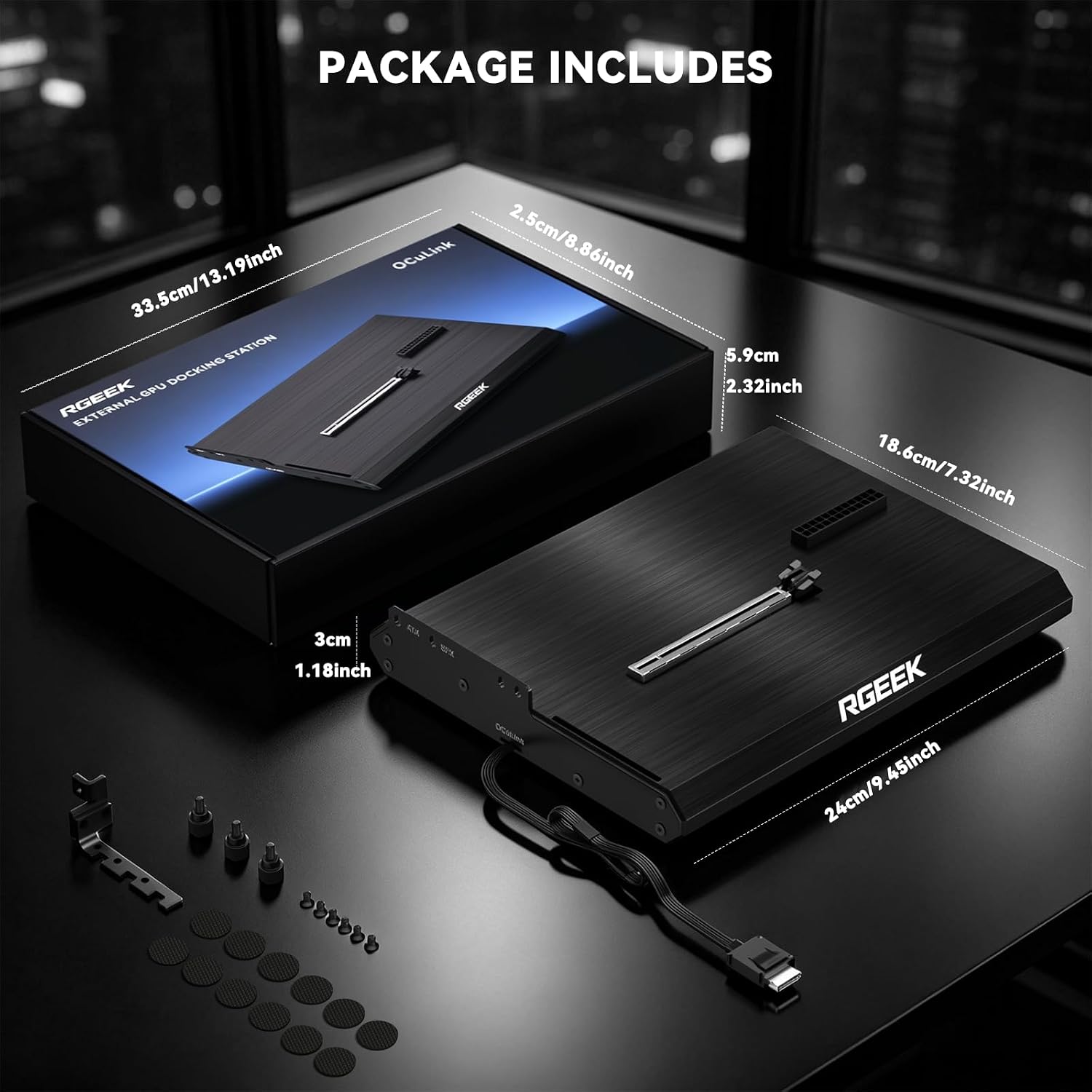 OCuLink eGPU Dock PCIe 5.0 x4  - Oculink Egpu Mini Pc บทวิจารณ์และราคา