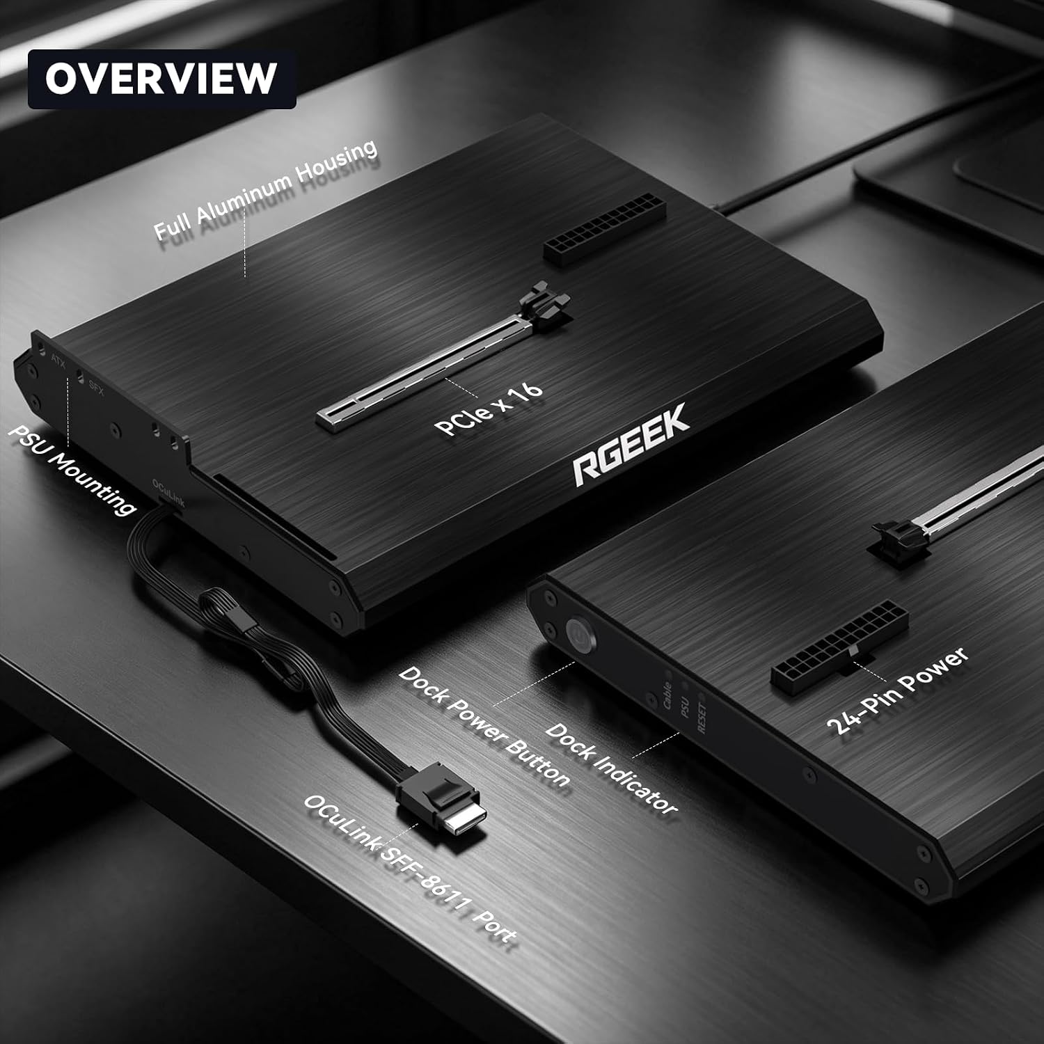 OCuLink eGPU Dock PCIe 5.0 x4  - Oculink Egpu Mini Pc บทวิจารณ์และราคา
